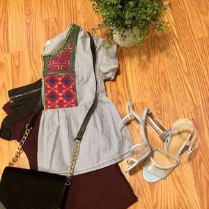 American Eagle Aztec printed top